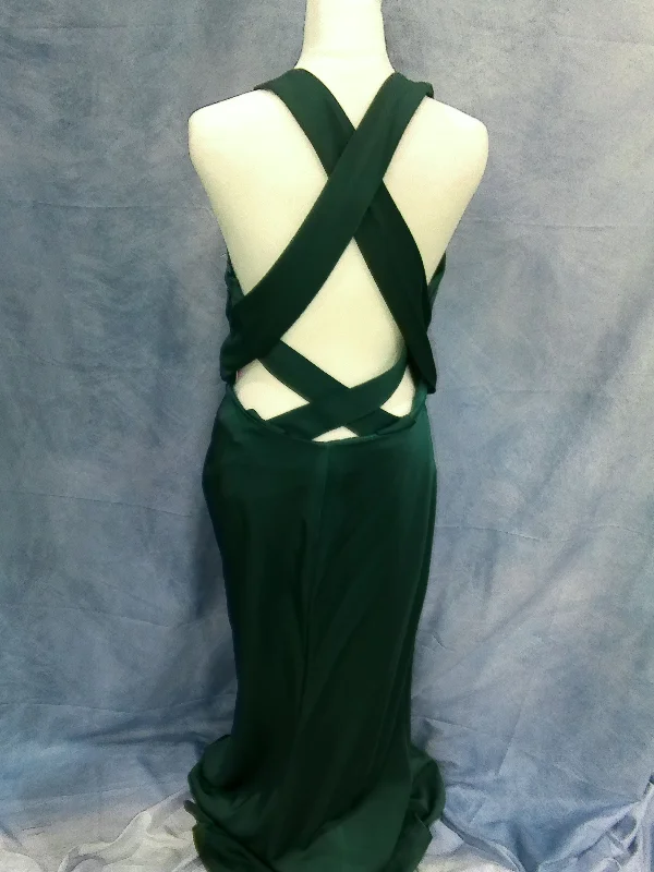 Women's Trendy Outfit Criss Cross Back Formal Gown