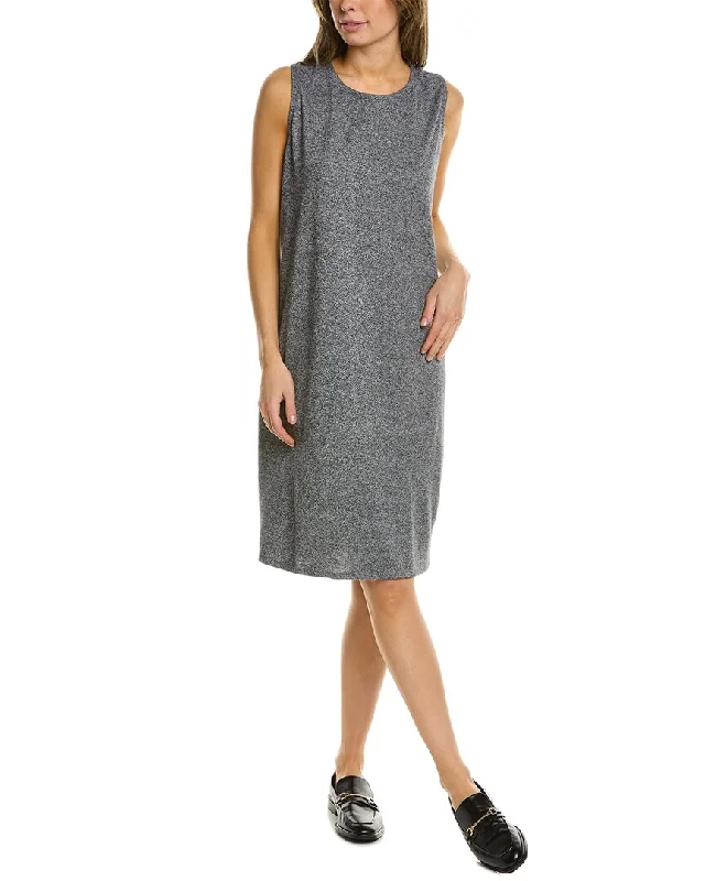 Online Clothing Stores EILEEN FISHER Melange Crewneck Tank Dress