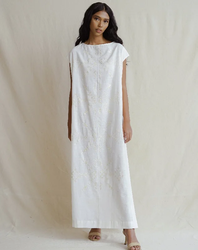 Women's Holiday Clothing KAPAS - Embroidered Kaftan Dress