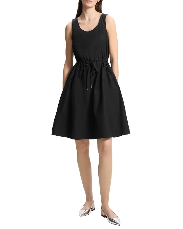 Affordable Fashion Clothing For Women Theory Drawstring A-Line Dress