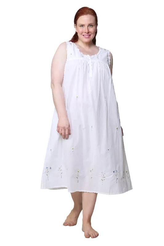 Online Boutique Stores Plus Size Breath of Spring Cotton Gown