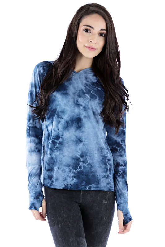 Women's Contemporary Apparel Dolman Hoodie Crystal