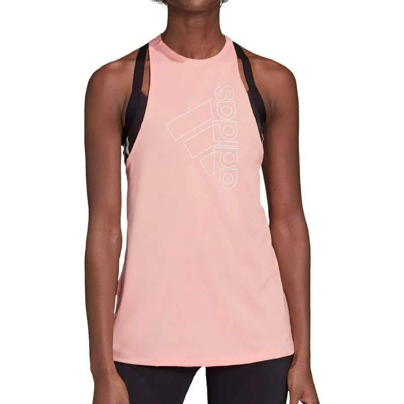 Women's Clothing For Special Occasions adidas Badge Of Sport Womens Training Vest Tank Top - Pink