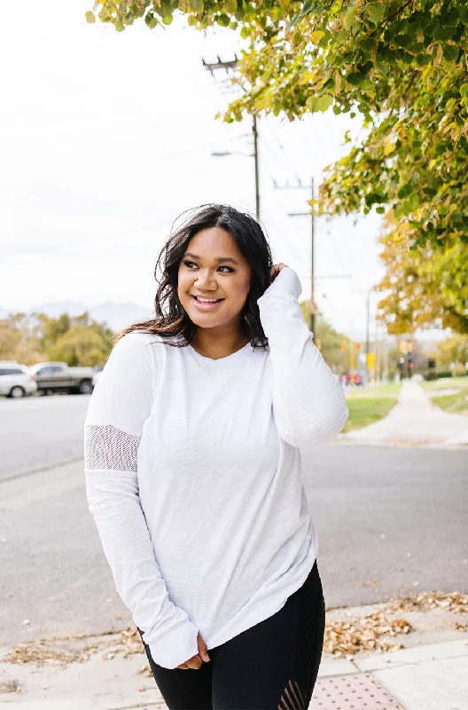 Vintage-Inspired Garments Dolman Comfort Top in White