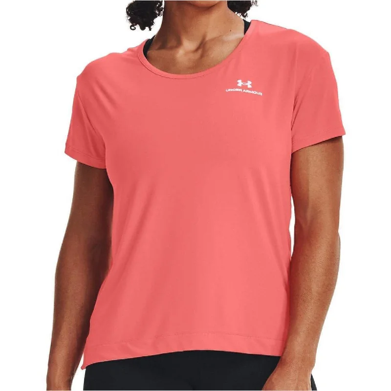 Formal Outfit For Women Under Armour Rush Energy Core Short Sleeve Womens Training Top - Pink