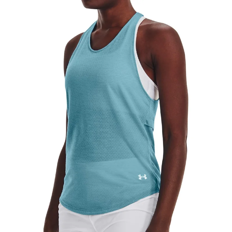 Women's Casual Wear Clothes Under Armour Streaker Womens Running Vest Tank Top - Blue