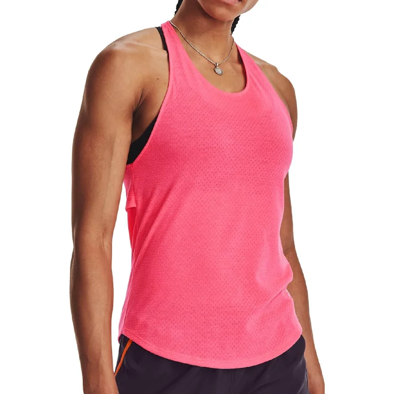 Women's Transitional Apparel Under Armour Streaker Womens Running Vest Tank Top - Pink