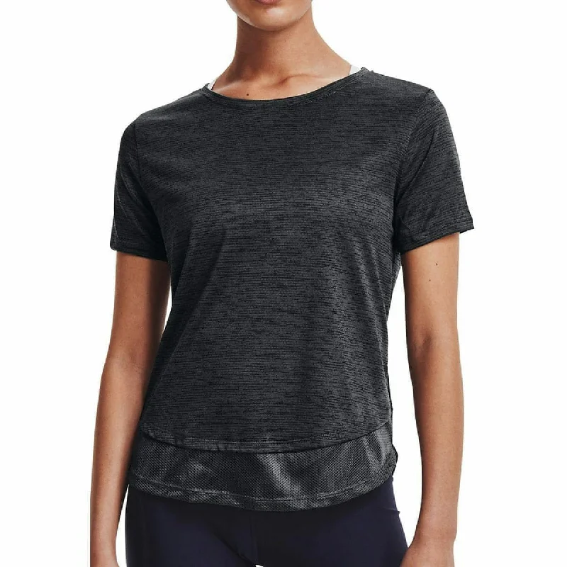 Women's Tops And Clothing Under Armour Tech Vent Short Sleeve Womens Training Top - Black