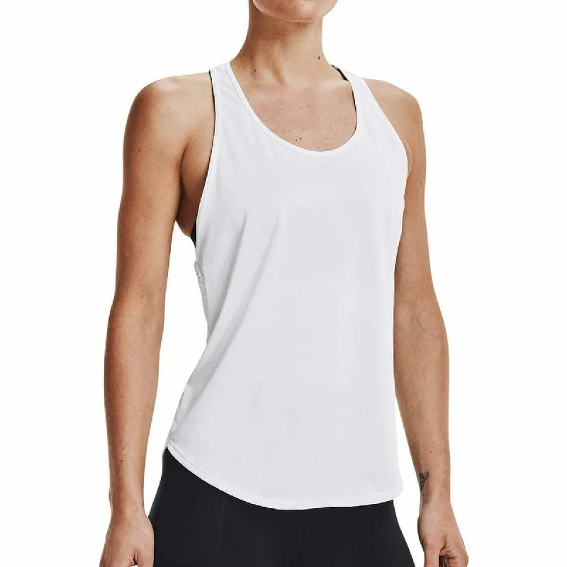 Women's Floral Print Outfit Under Armour Tech Vent Womens Training Vest Tank Top - White