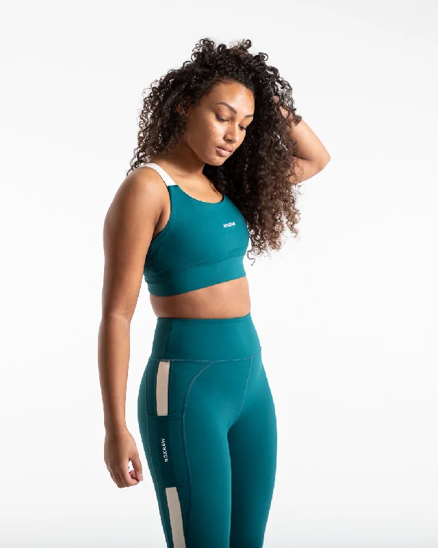 Women's Comfortable Garments Alicia Sports Bra - Teal