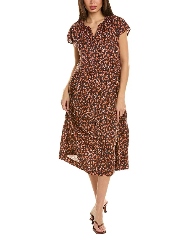 Women's Comfy Loungewear Outfit Johnny Was Shirred Dress