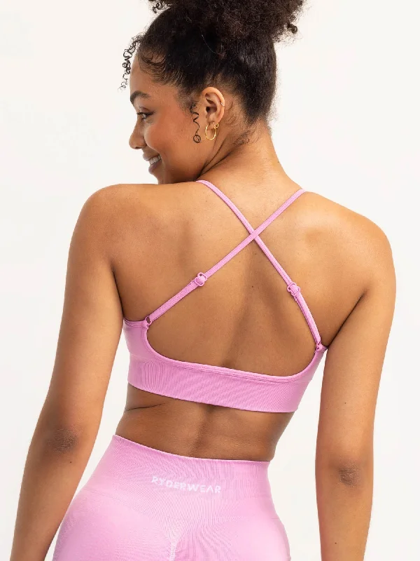 Women's Professional Clothes Lift 2.0 Seamless Sports Bra - Musk Pink