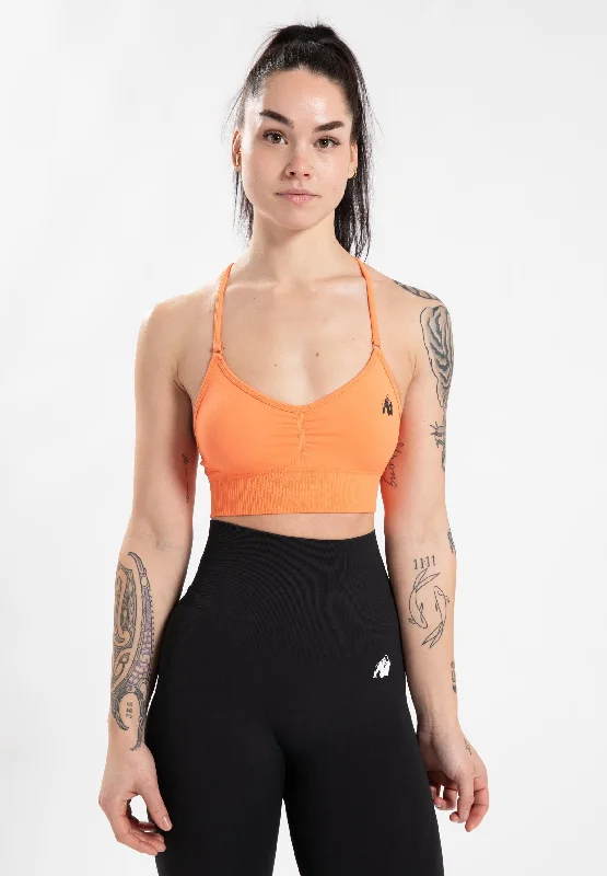 Affordable Women's Garments Olivia Seamless Sports Bra - Peach