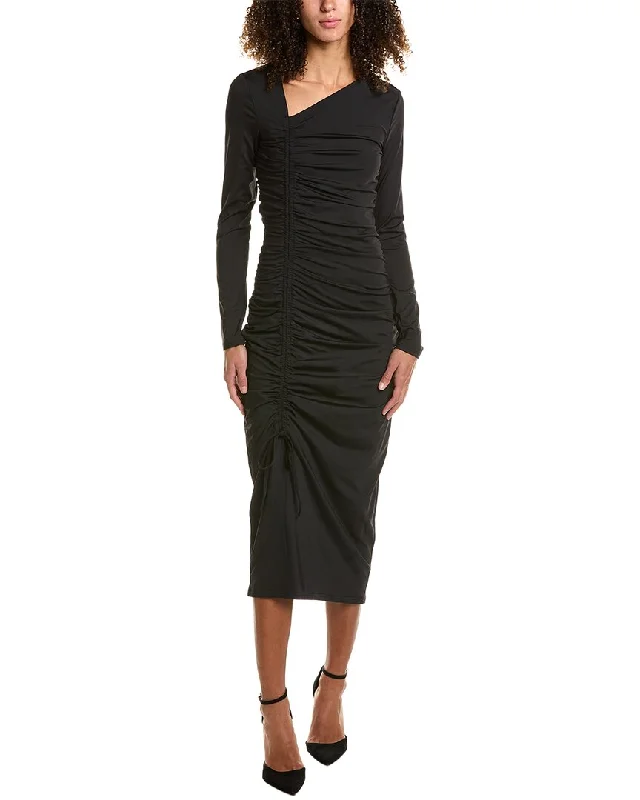 Women's Wardrobe Apparel Rachel Parcell Shirred Midi Dress