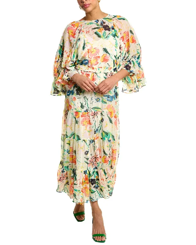 Comfortable Outfit For Women Ted Baker Balloon Sleeve Maxi Dress